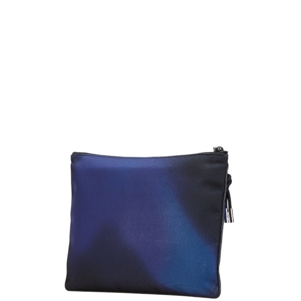 Dior Bag Homme Blue Clutch Gradient Black Shoulder Bag Nylon Bee